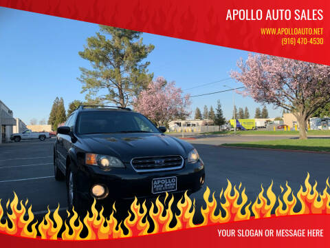 2005 Subaru Outback for sale at APOLLO AUTO SALES in Sacramento CA