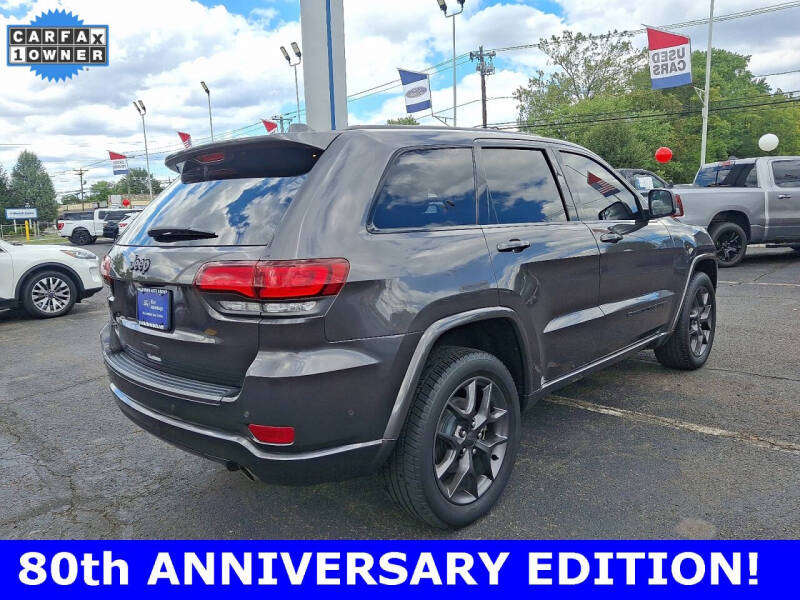 2021 Jeep Grand Cherokee 80th Anniversary Edition