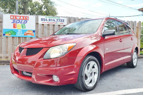 2004 Pontiac Vibe for sale at ALWAYSSOLD123 INC in Fort Lauderdale FL