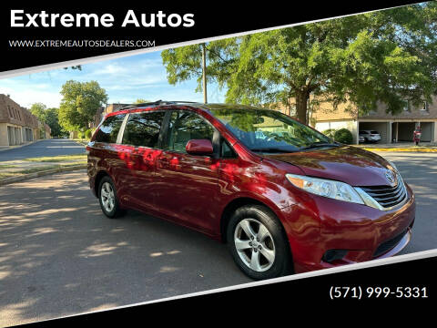 2012 Toyota Sienna for sale at Extreme Autos in Front Royal VA