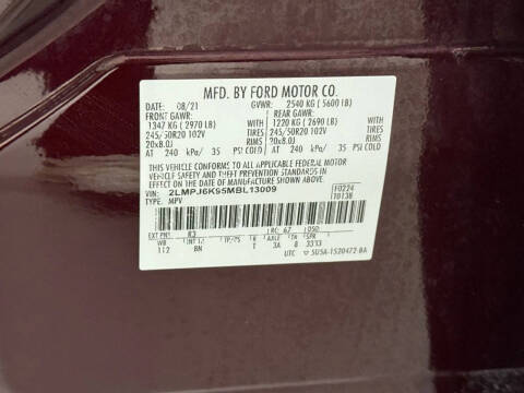 2021 Lincoln Nautilus Reserve