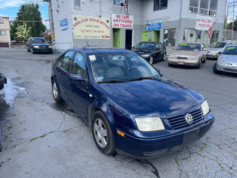 2001 Volkswagen Jetta for sale at American Dream Motors in Everett WA