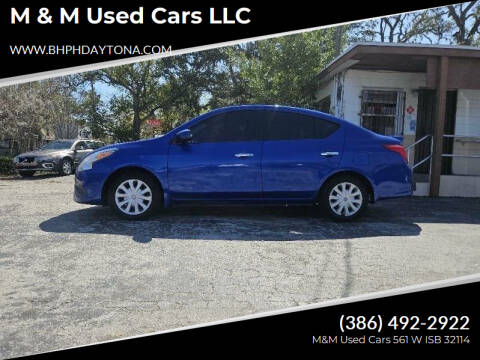 2015 Nissan Versa for sale at M & M Used Cars LLC in Daytona Beach FL
