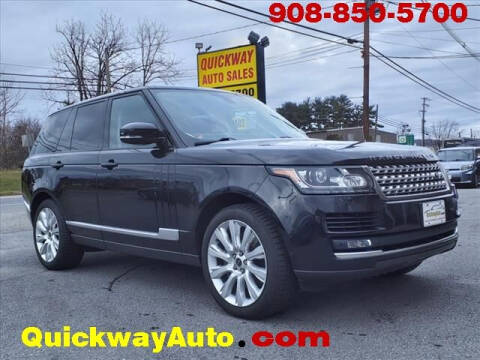 2013 Land Rover Range Rover for sale at Quickway Auto Sales in Hackettstown NJ