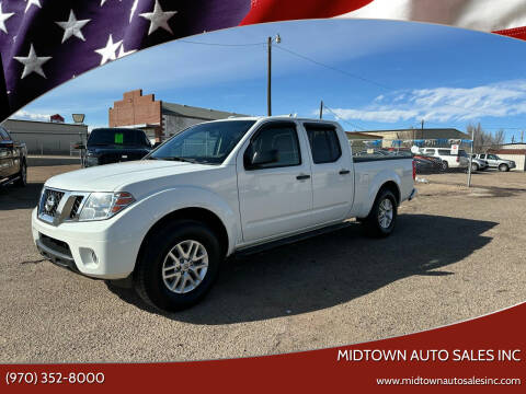 2016 Nissan Frontier for sale at MIDTOWN AUTO SALES INC in Greeley CO