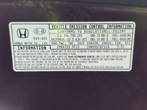 2012 Honda Odyssey LX