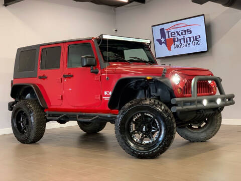 2008 Jeep Wrangler Unlimited for sale at Texas Prime Motors in Houston TX