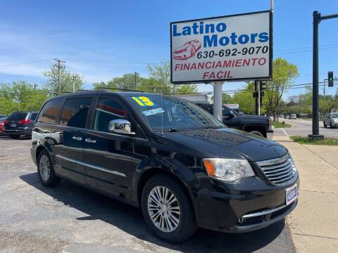 2013 Chrysler Town and Country for sale at Latino Motors in Aurora IL