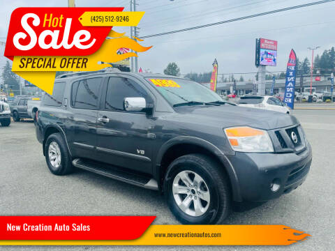 2008 Nissan Armada for sale at New Creation Auto Sales in Everett WA