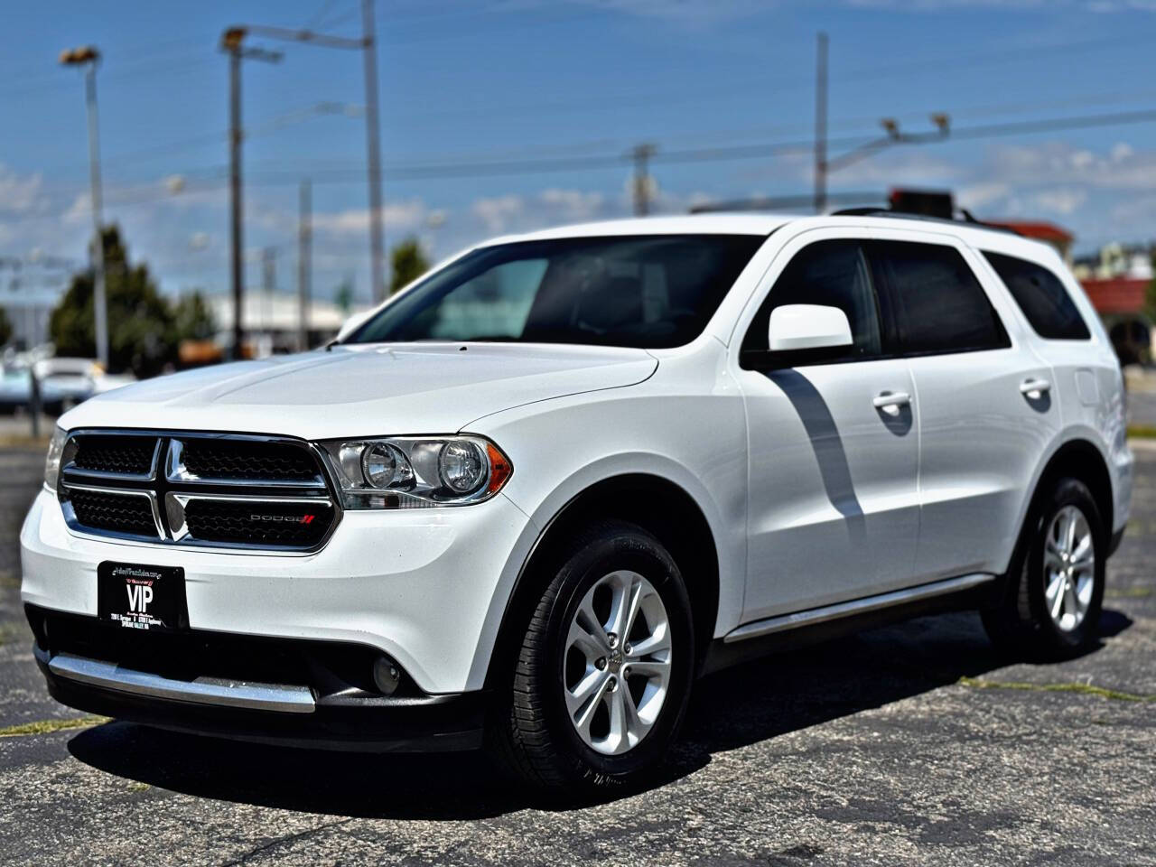 White 2013 Dodge Durango SXT AWD SXT 4dr SUV 2