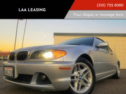 2004 BMW 3 Series for sale at LAA Leasing in Costa Mesa CA