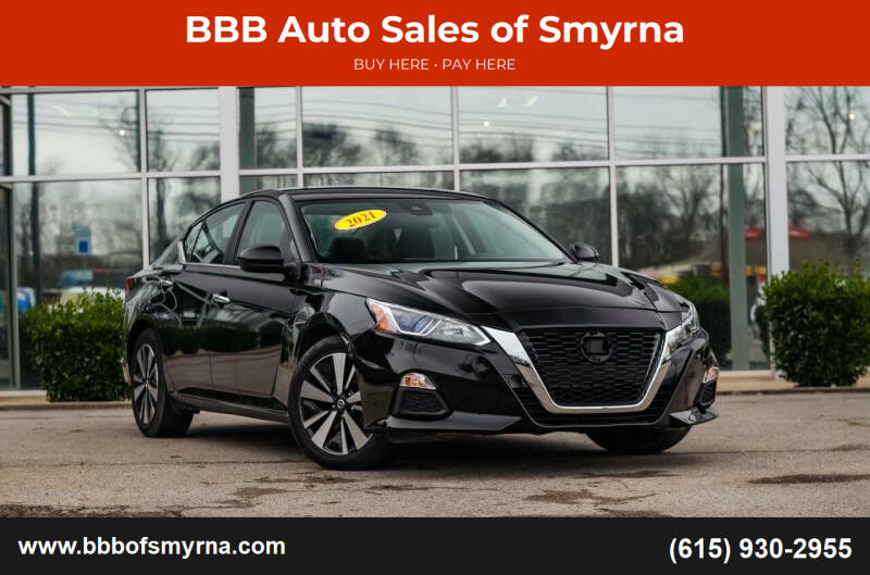 2021 Nissan Altima for sale at BBB Auto Sales of Smyrna in Smyrna TN