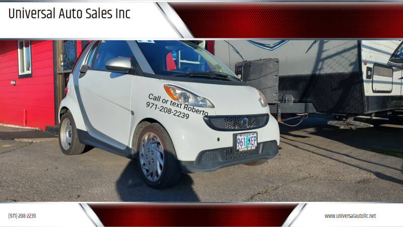 2014 Smart fortwo for sale at Universal Auto Sales Inc in Salem OR