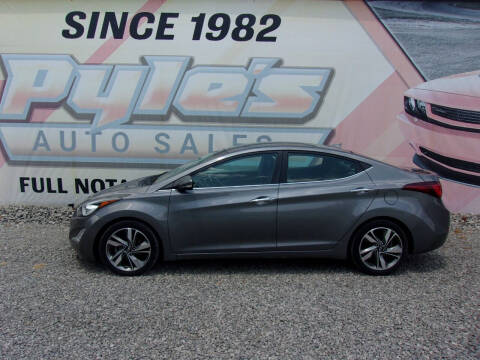 2014 Hyundai Elantra for sale at Pyles Auto Sales in Kittanning PA