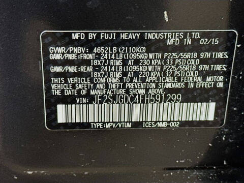 2015 Subaru Forester 2.0XT Premium