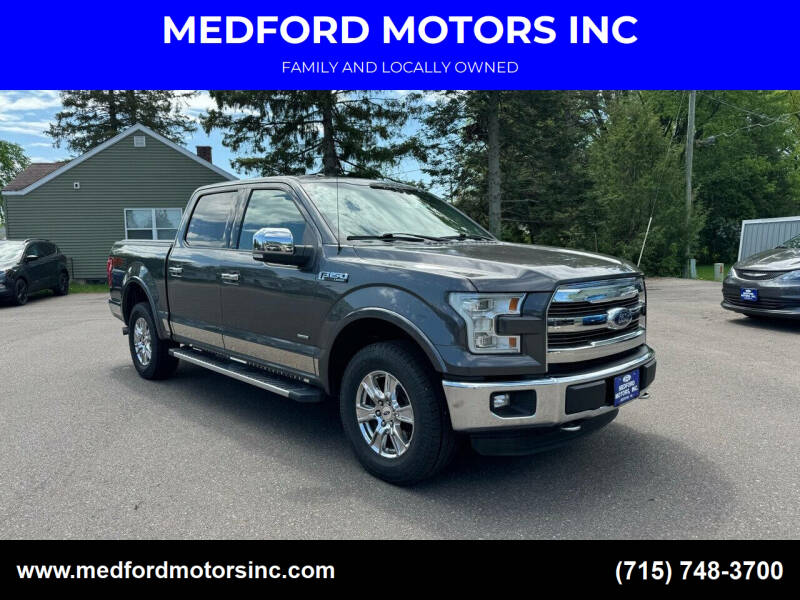 2015 Ford F-150 for sale at MEDFORD MOTORS INC in Medford WI