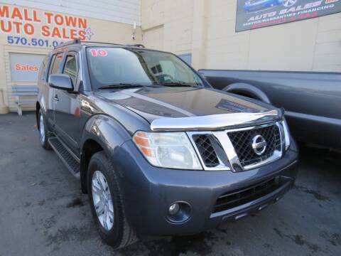 2010 Nissan Pathfinder for sale at Small Town Auto Sales in Hazleton PA