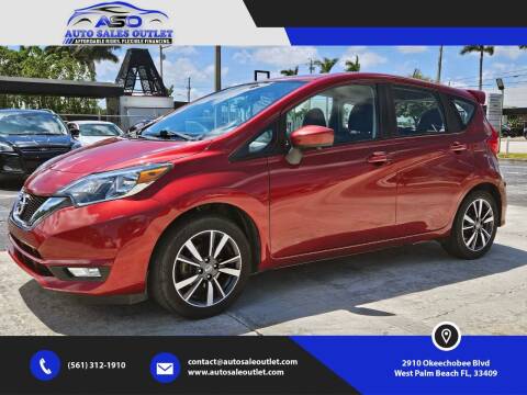2017 Nissan Versa Note for sale at Auto Sales Outlet in West Palm Beach FL