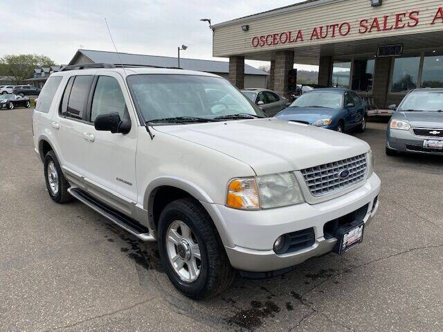 2002 Ford Explorer for sale at Osceola Auto Sales and Service in Osceola WI