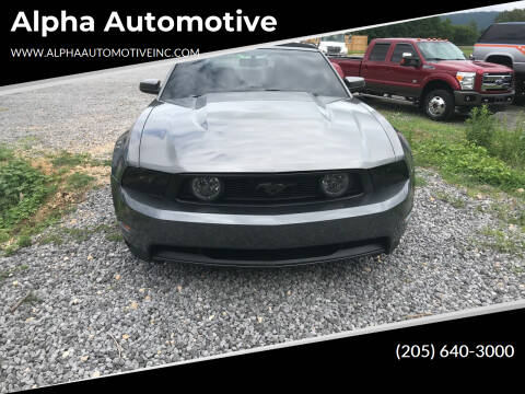 2010 Ford Mustang for sale at Alpha Automotive in Odenville AL