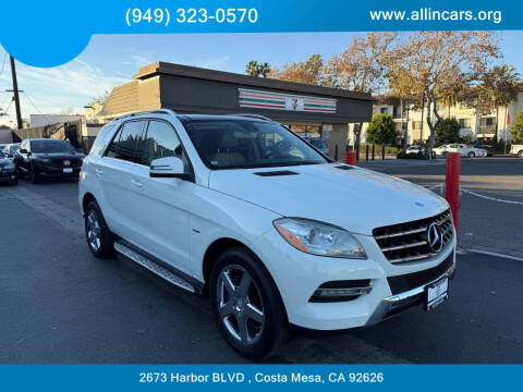 2012 Mercedes-Benz M-Class ML 350