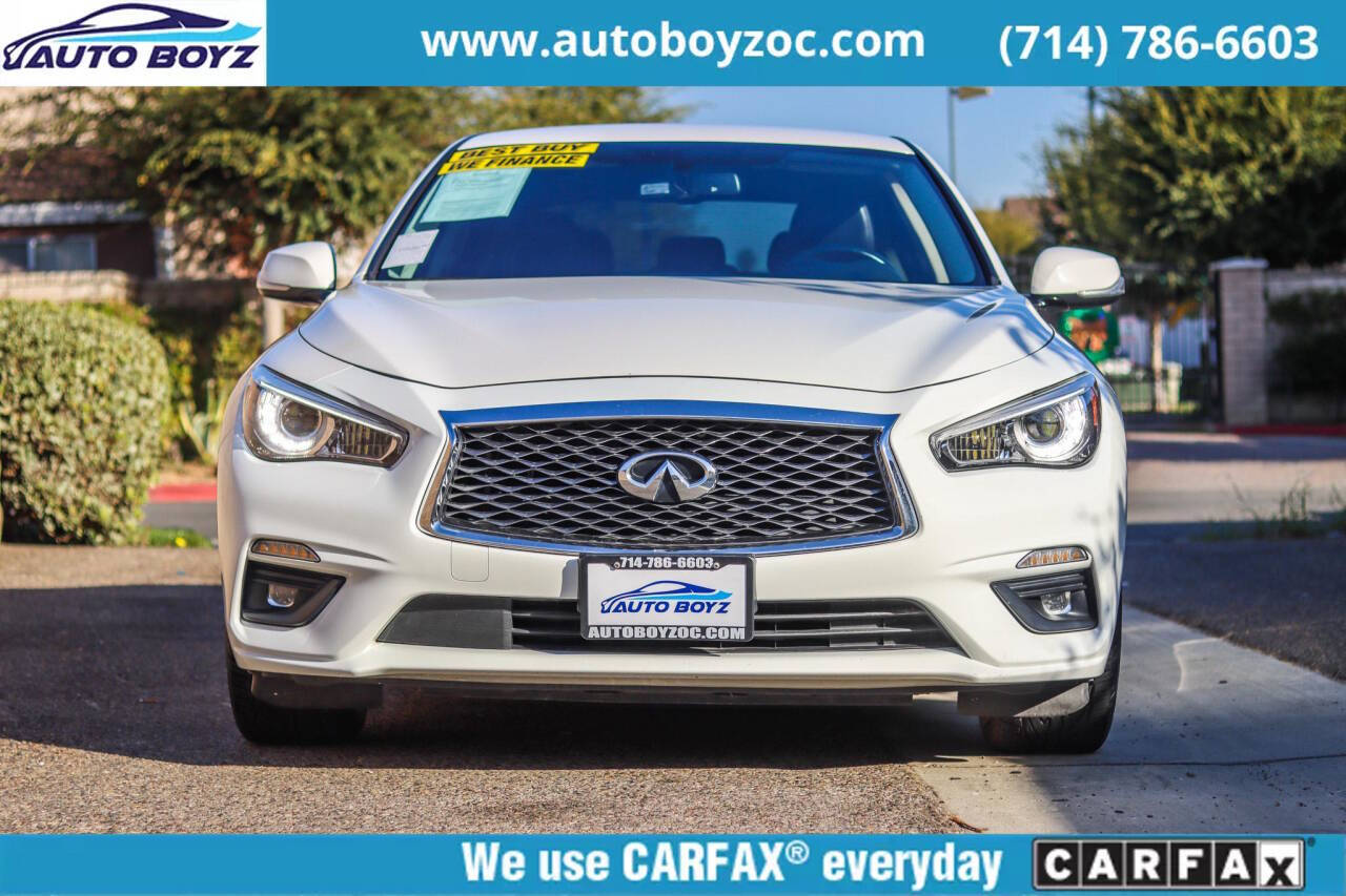 2021 INFINITI Q50 for sale at Auto Boyz in Garden Grove, CA