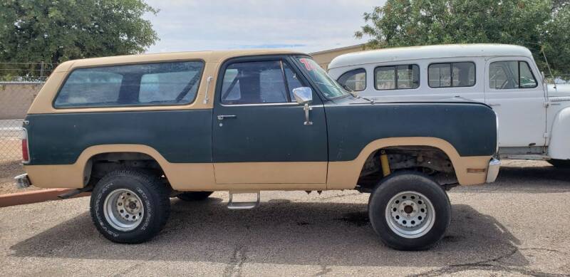 1975 Dodge Powerwagon for sale at Richardson Motor Company in Sierra Vista AZ