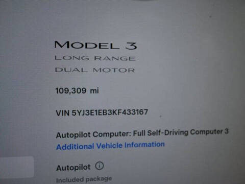 2019 Tesla Model 3 Long Range