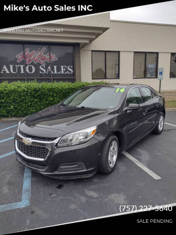 2014 Chevrolet Malibu for sale at Mike's Auto Sales INC in Chesapeake VA