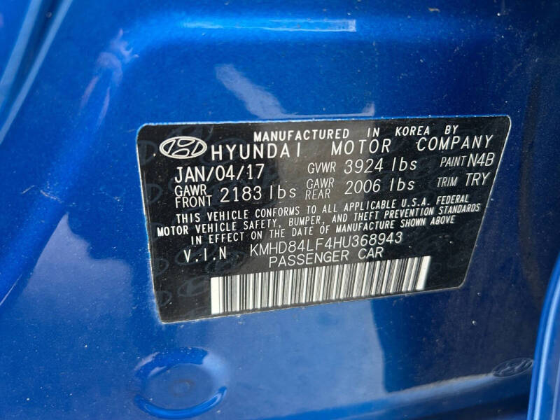 2017 Hyundai Elantra Value Edition