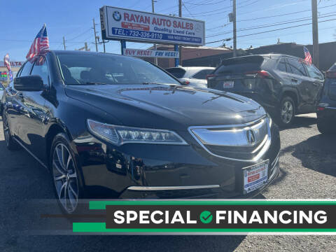 2015 Acura TLX for sale at Rayan Auto Sales in Plainfield NJ