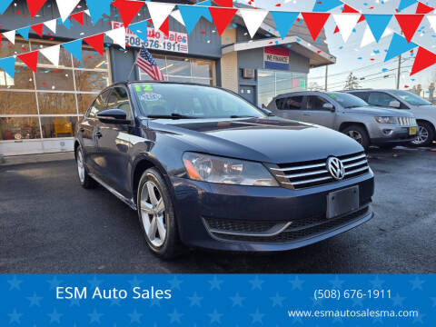 2012 Volkswagen Passat SE PZEV
