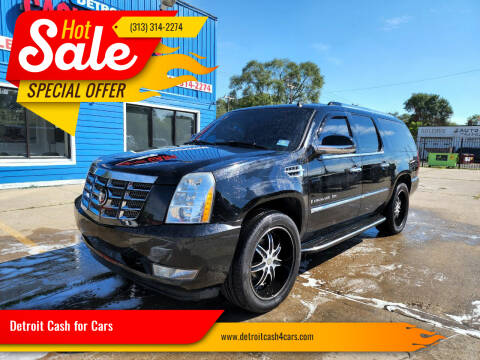 2007 Cadillac Escalade ESV for sale at Detroit Cash for Cars in Warren MI