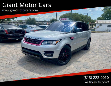 2017 Land Rover Range Rover Sport for sale at Giant Motor Cars in Tampa FL