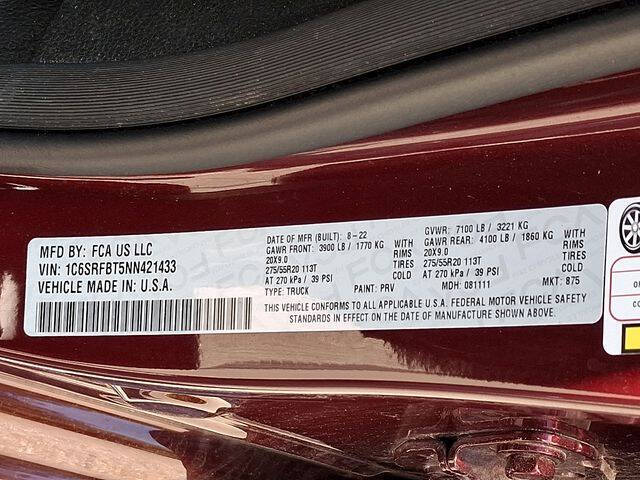 2022 RAM 1500