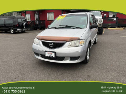 2003 Mazda MPV for sale at Best Value Automotive in Eugene OR