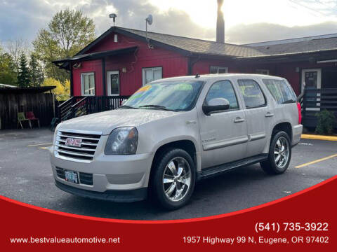 2008 GMC Yukon for sale at Best Value Automotive in Eugene OR