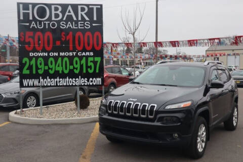 2015 Jeep Cherokee for sale at Hobart Auto Sales in Hobart IN