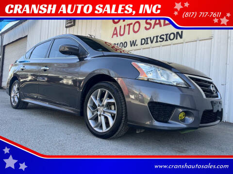 2014 Nissan Sentra for sale at CRANSH AUTO SALES, INC in Arlington TX