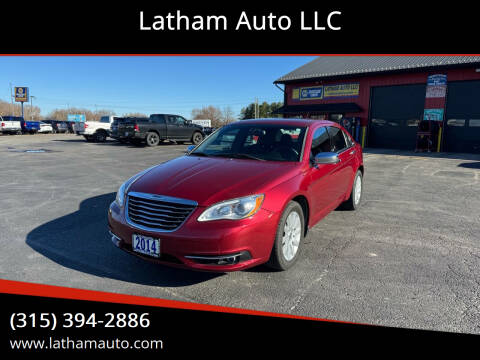 2014 Chrysler 200 for sale at Latham Auto LLC in Ogdensburg NY