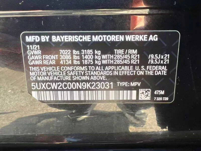 2022 BMW X7 xDrive40i