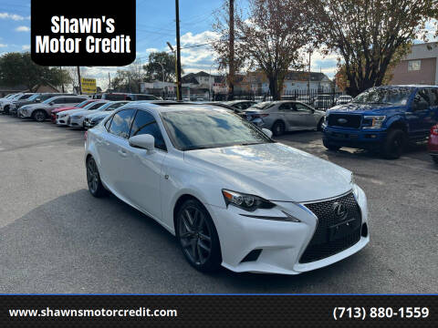 2016 Lexus IS 350 for sale at Shawn's Motor Credit in Houston TX