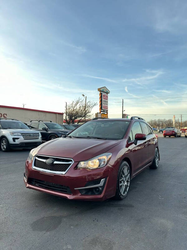 2016 Subaru Impreza for sale at Logos Motors Inc in Lawrence IN