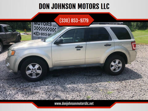 2010 Ford Escape for sale at DON JOHNSON MOTORS LLC in Lisbon OH