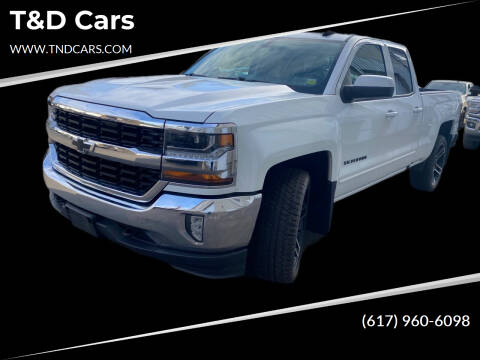 2016 Chevrolet Silverado 1500 for sale at T&D Cars in Holbrook MA