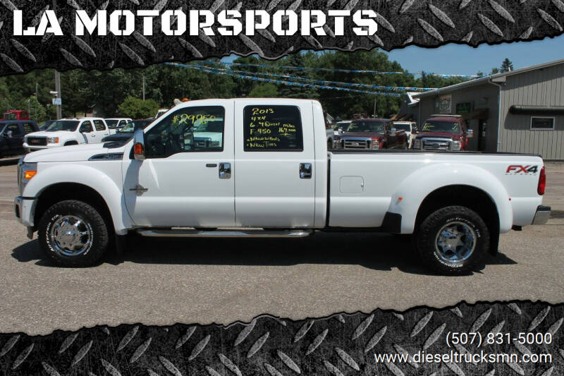 2013 Ford F-450 Super Duty for sale at L.A. MOTORSPORTS in Windom MN