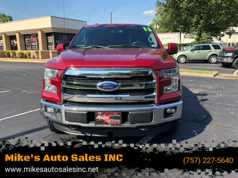 2015 Ford F-150 for sale at Mike's Auto Sales INC in Chesapeake VA
