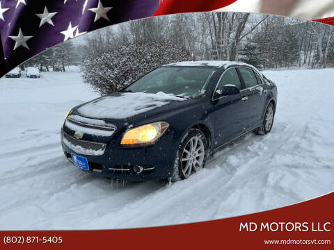 2011 Chevrolet Malibu for sale at MD Motors LLC in Williston VT