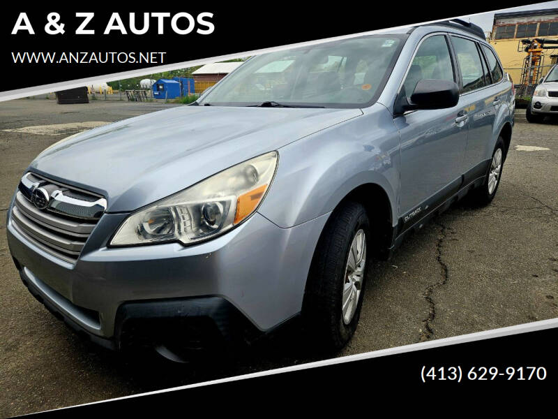 2013 Subaru Outback for sale at A & Z AUTOS in Westfield MA