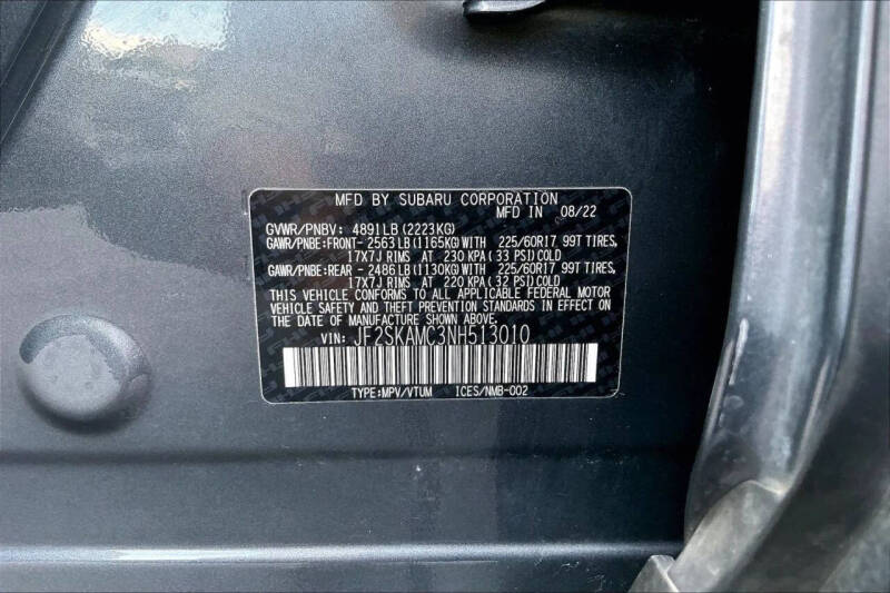 2022 Subaru Forester Wilderness
